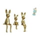 thumbnail image 1 of Colección De Figuras De Resina De Familia De Conejos Y Dama De Playa. Encantadoras Estatuas De Animales Y Mujeres Para Decoración Del Hogar, Como Mesas Y Estanterías., 1 of 8