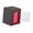 black red, variant on Almencla Card Deck Box Card Deck Storage Box, Transparent Window Album Card Holder Case Card Cards Case TCG Cards Protector Decks Case black khaki