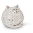 thumbnail image 1 of Abbott Collection AB-27-BW-060-WHT Boule de Résine 4.5 Po Chat, Blanc Antique, 1 of 3