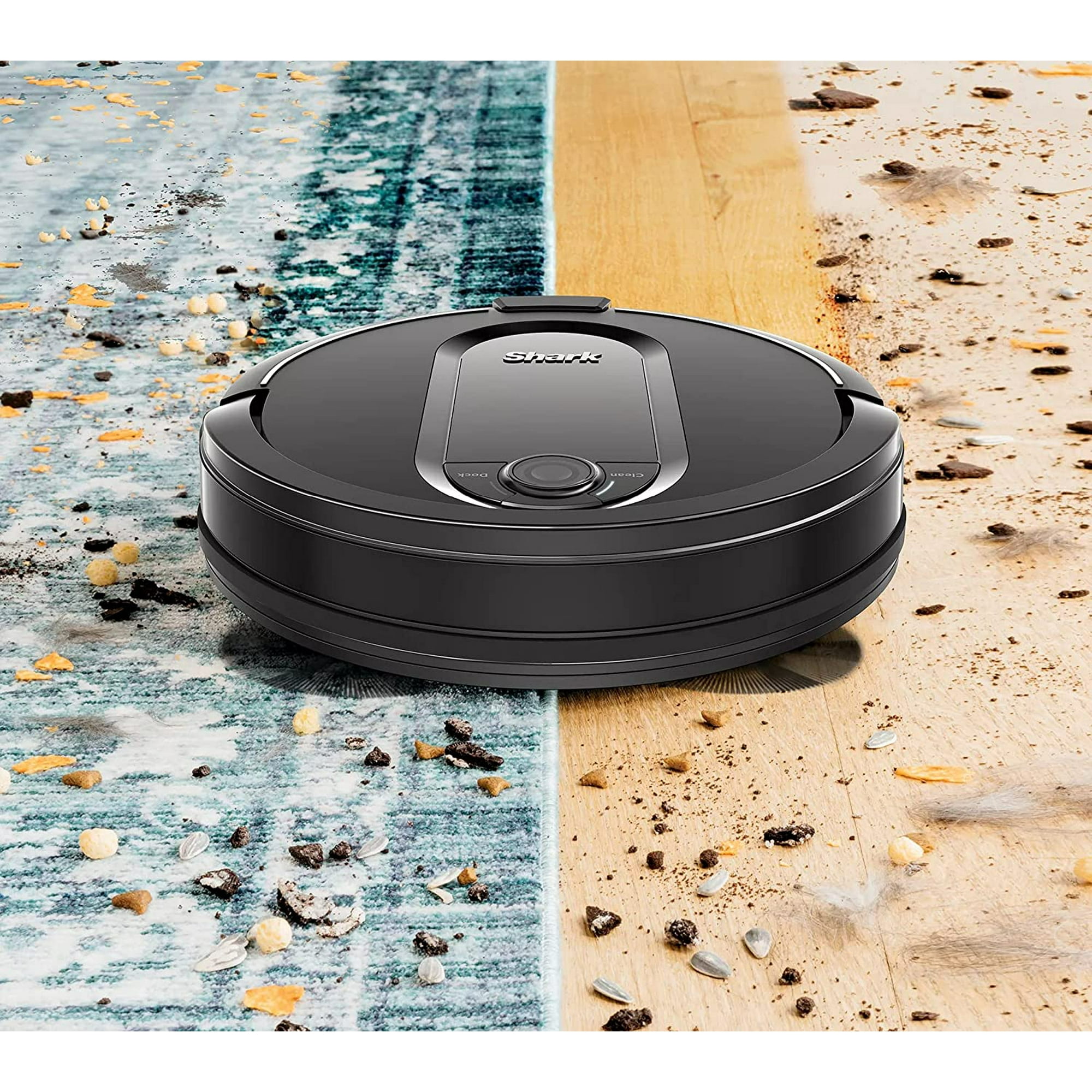 Shark IQ QR1000 Wi-Fi Robot Vacuum w/ Self-Empty Base & Self-Cleaning Brushroll (Black) - Certified Refurbished