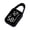 Black, variant on Keychain Pocket Watch Led Electronic Hanging Watch Night Light Touch Digital Watches Keyring Hangings Watches