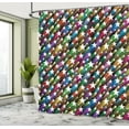 thumbnail image 5 of Ambesonne Colorful Shower Curtain, Stars Disco, 69"Wx84"L, Multicolor, 5 of 5