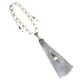 thumbnail image 2 of Colgante para espejo retrovisor de coche, decoración para el hogar, cuentas de loto, adorno colgante Gris Plata 33cm, 2 of 8