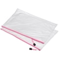 thumbnail image 1 of Unique Bargains A4 Zip File Pouch Document Folders Mesh Zipper Bags, Pink, 12 Pack, 1 of 5