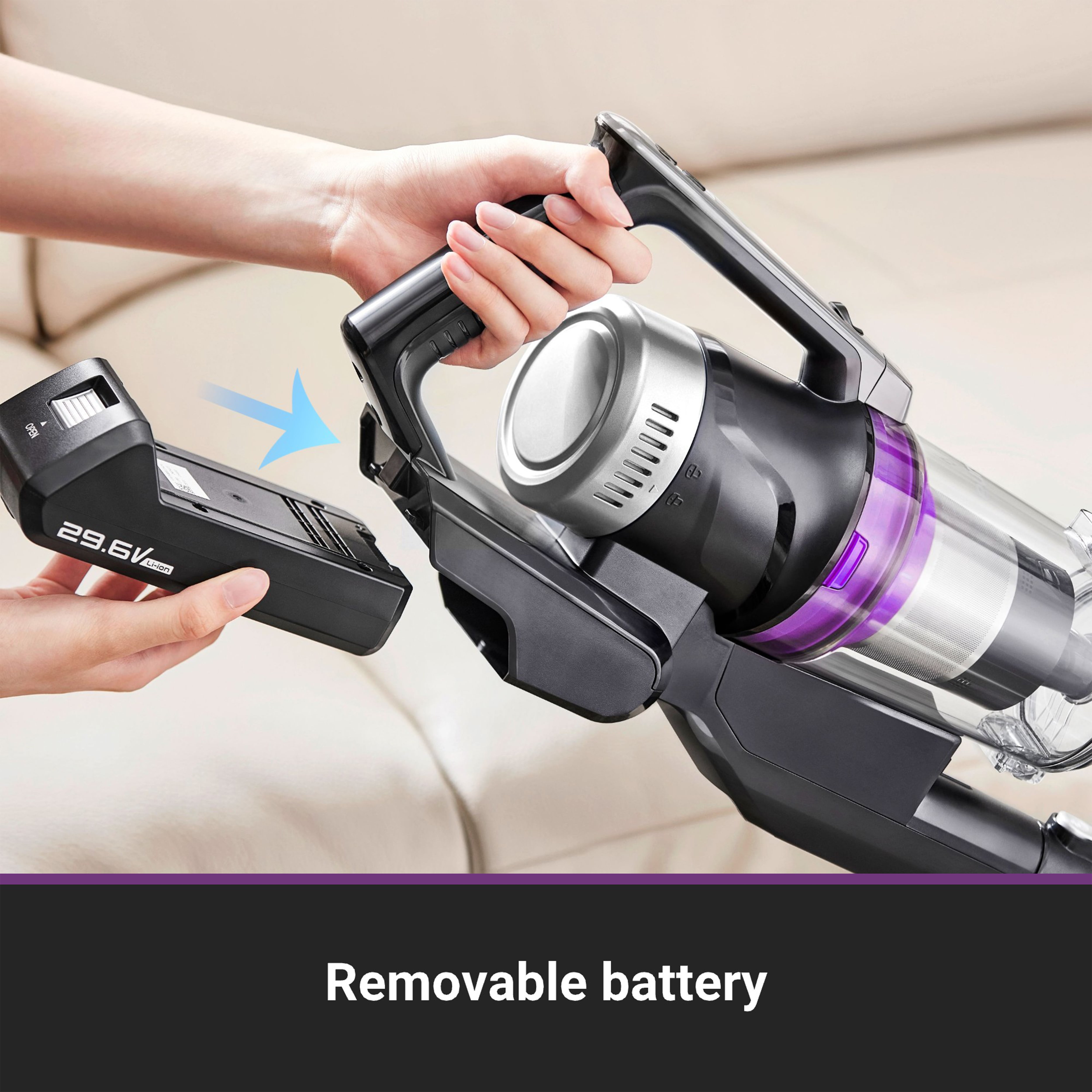 Eureka Stylus Elite Cordless Stick Vacuum, 60 Minute Run Time, Auto-Empty Dust Station, Pet Hair, Multi-Surface, Black
