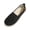 Black, variant on Closed Toe Slip on Flat Espadrilles Loafers for Women
