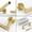 Gold, variant on Toilet Paper Holder Brushed Gold Double Post Pivoting Round Tissue Holders Roll Holder Hangers Toilet Paper Holders SUS 304 Stainless Steel Modern Wall Mounted