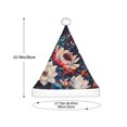 thumbnail image 3 of Salouo Colorful Flower Peacock for Christmas Hat for Kids Xmas Holiday Hat Santa Hat for Boys & Girls Festive Headwear Accessories Fit for Christmas/ New Year/Holiday/Party, 3 of 6