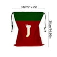 thumbnail image 2 of Festive Christmas Gift Bag with Drawstring, Holiday Decoration, and Reusable Storage Solution for Seasonal Celebrations, 2 of 5