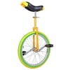 "Bright Lemon 20 Inch In 20"" Mountain Bike Wheel Frame Unicycle Cycling Bike With Comfortable Release Saddle Seat"