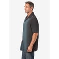 thumbnail image 2 of KingSize Men's Big & Tall Colorblock Camp Shirt, 2 of 5