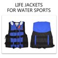 thumbnail image 2 of Chaleco salvavidas de seguridad para niños para natación, navegación y esquí: chaleco salvavidas azul universal para niños, 2 of 5