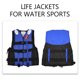 thumbnail image 2 of Chaleco salvavidas de seguridad para niños para natación, navegación y esquí: chaleco salvavidas azul universal para niños, 2 of 5