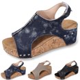 thumbnail image 5 of MKLEKYY Sandalias Planas para Mujer, de Verano, Con Velcro, Informales, Con Punta Abierta, Cómodas, para Playa, 5 of 5