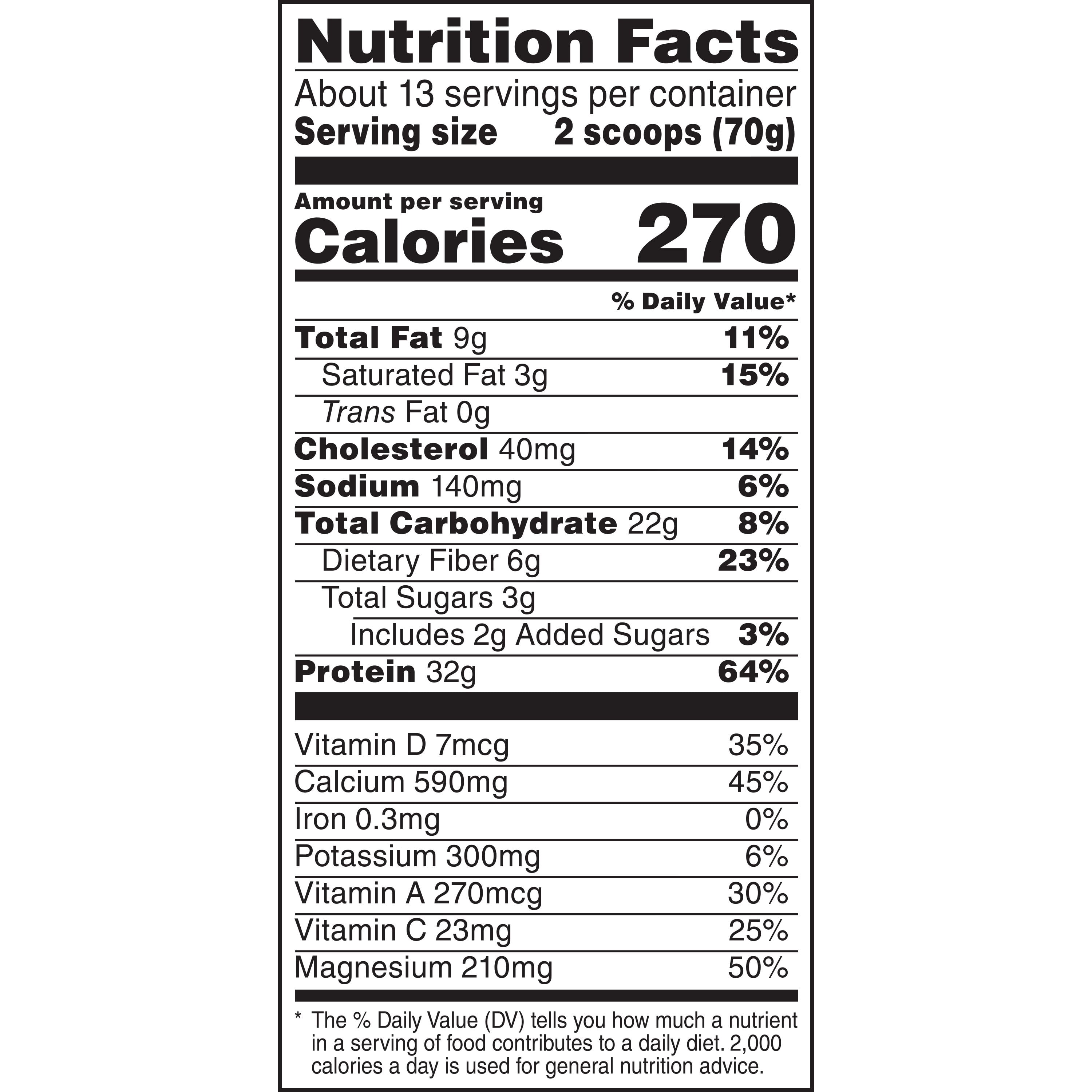 Muscle Milk Genuine Cookies N Creme Protein Powder Drink Mix, 32g Protein, 1.93 Pound