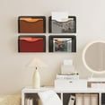 thumbnail image 6 of 3 Pack Wall File Organizer, Vertical Mounted File Folder Binder Holder Hanging Basket Mail Organizer for Office, Home and School, 6 of 10
