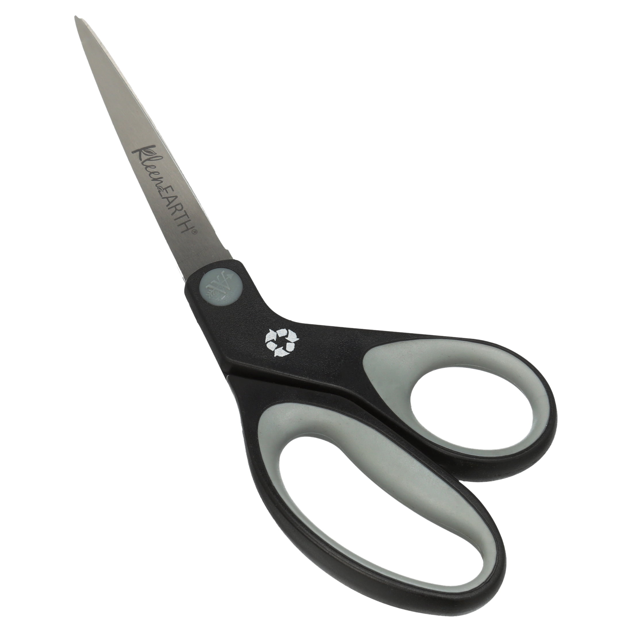 Westcott Kleenearth Scissors, 8", Soft Handle, for Sewing, Black, 1
