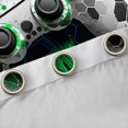 thumbnail image 4 of Feelyou 3D Green Gamepad Black Out Curtains for Kids, Artwork Fashion Honeycomb Curtains Pack of 2 (42x63 Each), Video Gaming Controller Bedroom Curtains, Living Room Curtains Decor, 4 of 6