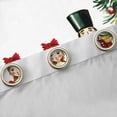 thumbnail image 4 of jejeloiu Chic Christmas Tree Blackout Curtains,Red Breey Curtains Pack of 2 (38x45 Each),Christmas Nutcraker Soldier Window Curtains For Teens,Ultra Soft Home Decor, 4 of 6