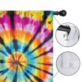 thumbnail image 4 of Blackout Kids Curtains,Rainbow Tie Dye Mandala Pattern Childrens Insulated Curtains Set Of 2,Bedroom Essentials,Toddler Room Decor 42"x54", 4 of 5