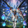 thumbnail image 3 of Gundam Model Big Class HG Assembly Intelligent Toy Mech Handheld Assembly Toy Height of About 15 centimeters（HG Freshman Freedom）, 3 of 5