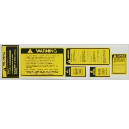 - Safety Warning Decal Set Made for Ford New Holland Massey Ferguson Allis Chalmers