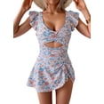 thumbnail image 1 of Traje de baño Aidonger de una pieza para control de barriga para mujer, 1 of 6