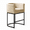 Camel-Black Leg, variant on ZHENGCHAUNG Counter Height Bar Stools Set of 3, 26 Inch Counter Stool with Metal Frames, Linen Counter Stools for Kitchen Island, Belge Black Leg