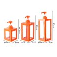 thumbnail image 6 of Naierhg Pressed Lotion Bottles Square Shower Gel Dispensing Bottles Soapshower Gel Empty Storage Bottle for Bathroom Hotels, 6 of 8
