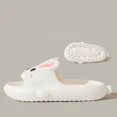 thumbnail image 4 of Woman Slippers Rabbit Cartoon cute Kawaii Summer beach outdoor flip flops Sandals anti-slip EVA funny soft indoor home house new, 4 of 6