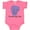 Hot Pink, variant on Inktastic I Love My Tia Elephant Purple Boys or Girls Baby Bodysuit