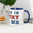 thumbnail image 4 of CafePress - Somebody In Kentucky Loves Me Mug - 11 oz Ceramic Mug - Novelty Coffee Tea Cup, 4 of 6