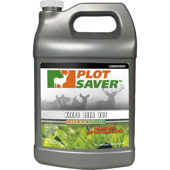 Plotsaver 1 Gallon Liquid Concentrate, Repels Deer, Elk, Moose