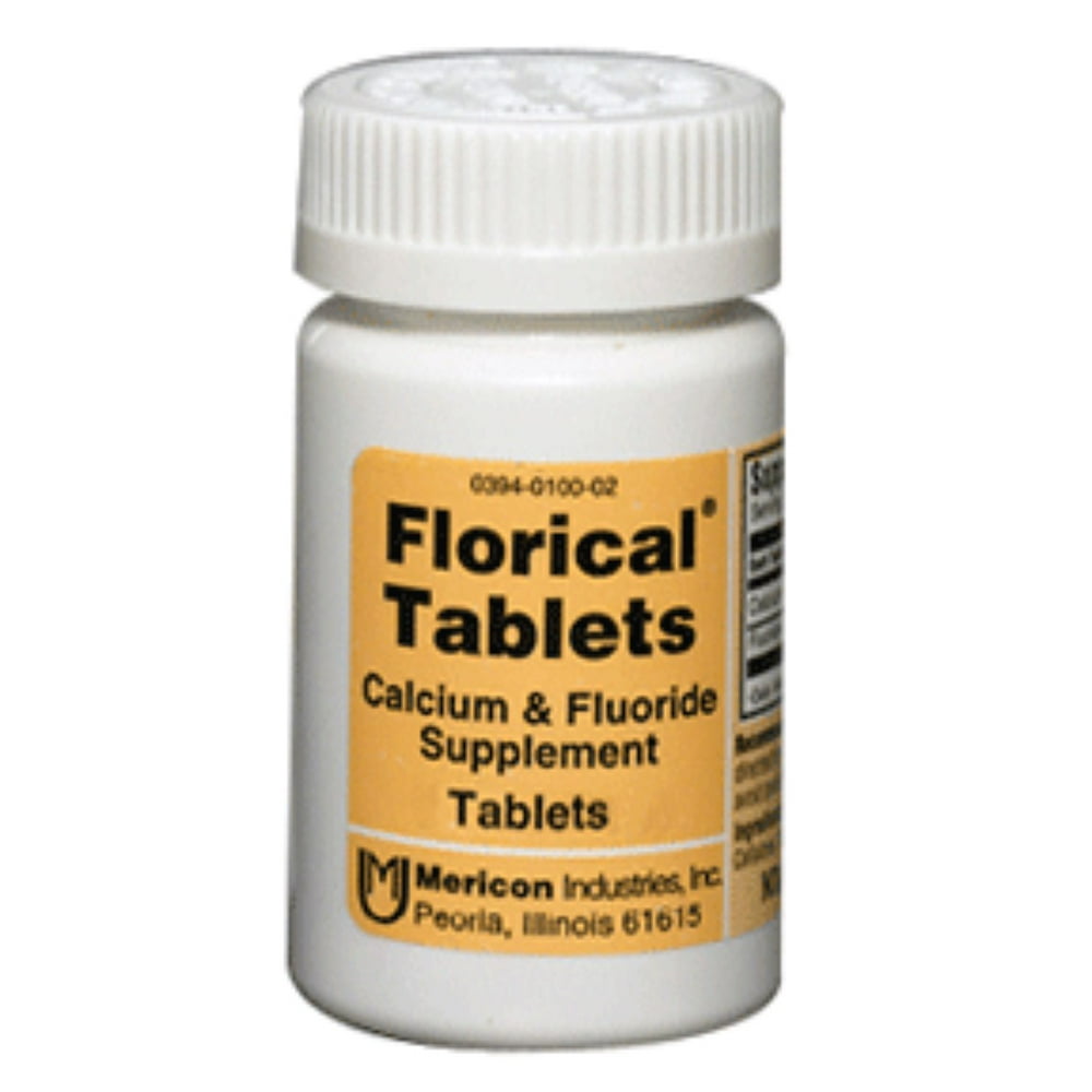 Florical Calcium and Fluoride Supplements Tablets 500 ea