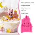 thumbnail image 4 of Molde de fondant Monstrate de silicona grado alimenticio color Rosa, 4 of 6
