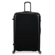it luggage Traversed 3 Piece Hardside 8 Wheel Expandable Luggage Suitcase Spinner Set, Black