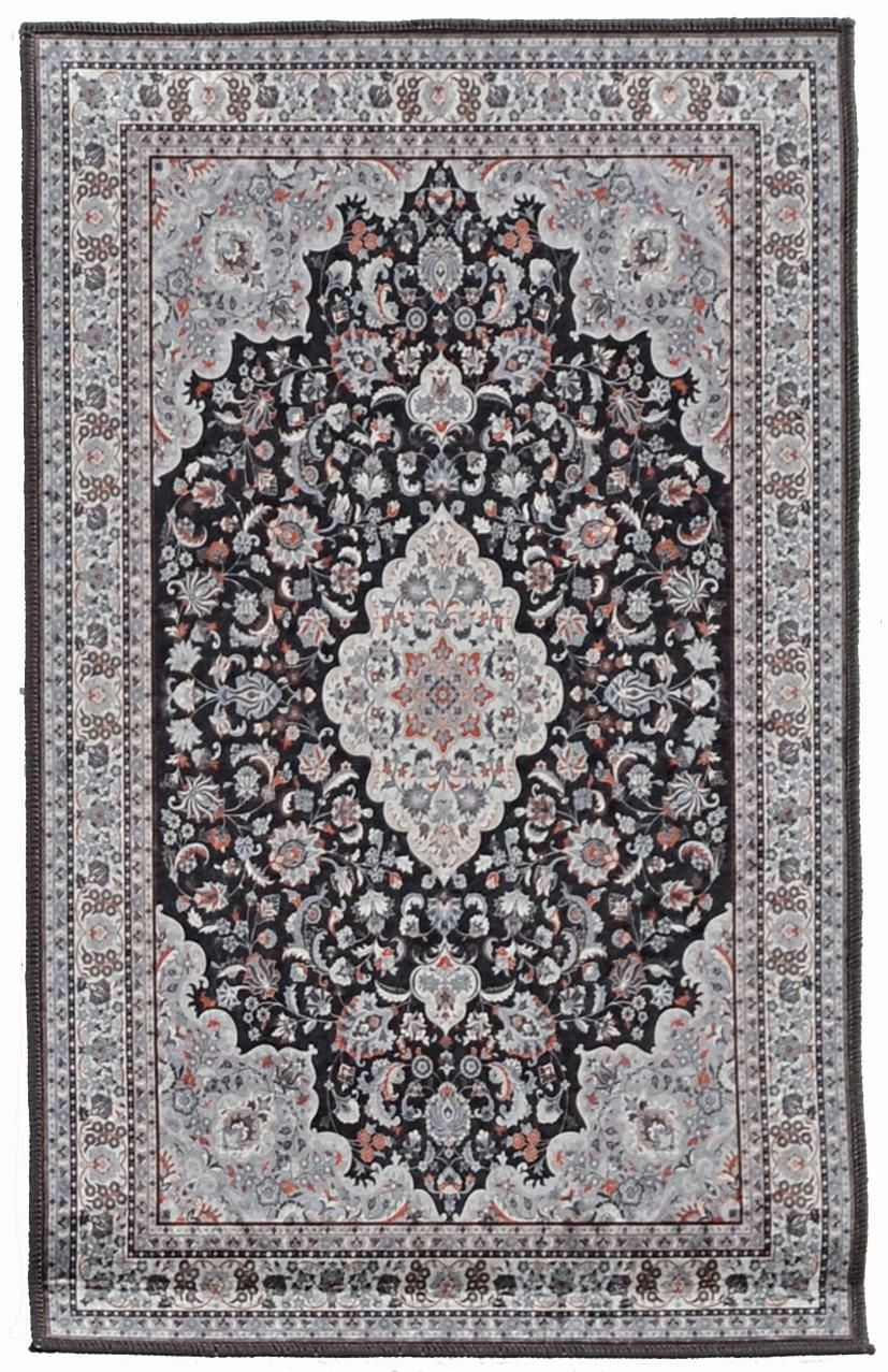 Emerald Grenier Navy & Blue 5' x 7' Area Rug
