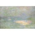 thumbnail image 3 of Monet, Claude 18x13 Black Modern Framed Museum Art Print Titled - Waterloo Bridge, 1902, 3 of 5