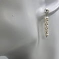 thumbnail image 4 of Creamy FW Pearls Sterling Silver Drop/Dangle Post Earrings | 1 " Long| White |, 4 of 9