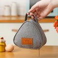 thumbnail image 4 of 1pcs Triangular Insulation Bag Aluminum Foil Thermal Cooler Lunch Tote Student Rice Ball Bag Lunch Box Bento Lunch Carry Bags, 4 of 6