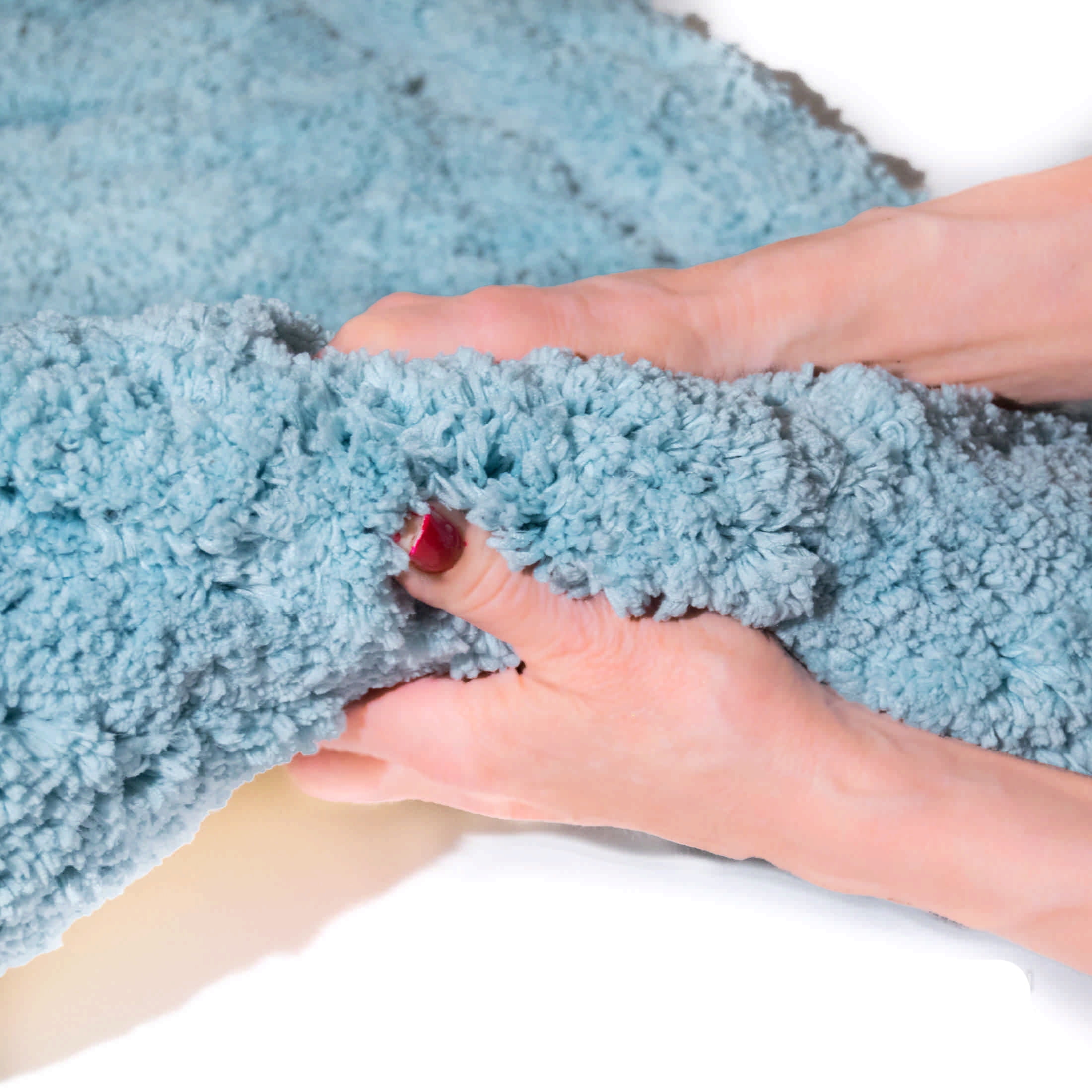 Prata Rug Pad - Memory Foam Bashful Blue Luxury Rug Pad - Bed Bath & Beyond  - 35450621