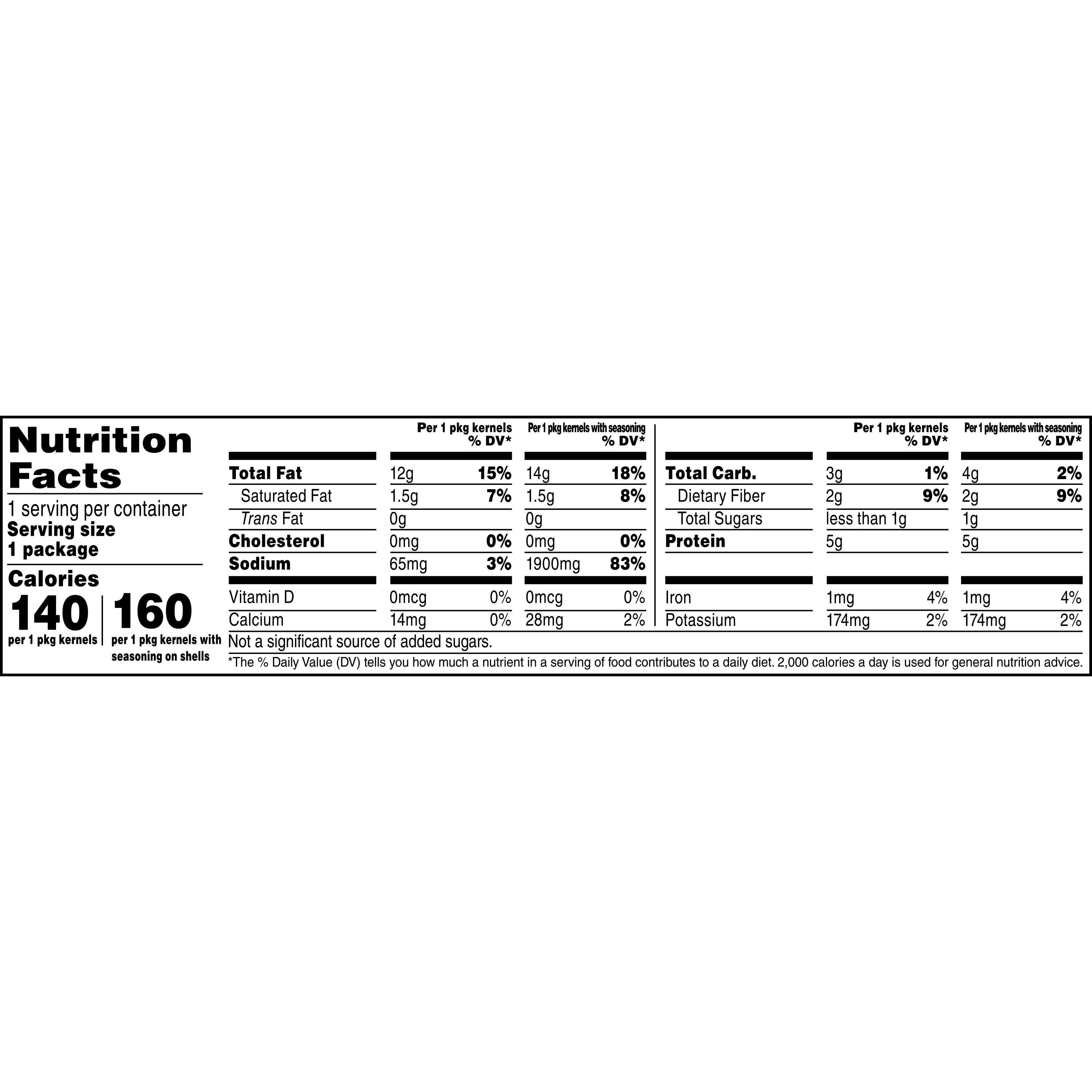 Frito-Lay Extra Long Ranch Flavor Sunflower Seeds, 1.75 Ounce Bag, No Allergens Contained