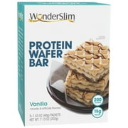 WonderSlim Protein Wafer Bar, Vanilla (5ct)