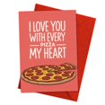 thumbnail image 1 of Tarjeta de felicitación Podagree Funny Pizza Pun para el Día de San Valentín, 1 of 9