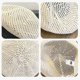 thumbnail image 4 of Airy Lace Beret Hat For Women Cotton Blend French Style Accessory Lightweight Beige Headwear For Fashion Khaki, 4 of 4