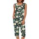 thumbnail image 1 of Conjunto de Verano para las Mujeres Impreso Cuello Redondo sin Mangas Y Pantalones, Casual Dos Piezas para las Mujeres, 1 of 9