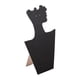 thumbnail image 1 of Exhibidor de collares de terciopelo, expositor de joyas, escaparate de tienda, organizador suave, almacenamiento de accesorios, soporte para joyas, Negro, 1 of 8
