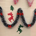 thumbnail image 3 of Christmas Tinsel Garlands Decoration Bar Tops Ribbon Garland with Bowknot Xmas Tree Ornaments Party Home Decor Pendant Prop, 3 of 5