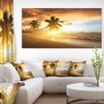 thumbnail image 1 of Design Art - Caribbean Seashore Sunset, 1 of 3