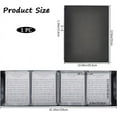 thumbnail image 2 of Piano Sheet Folder Music File Binder 4 Pages Expand 52 Pockets Black Piano Notebook Holder Organizer Writable for Holding Sheet Music Storing Files A4 Size 12.6x10.04inch 1book, 2 of 4
